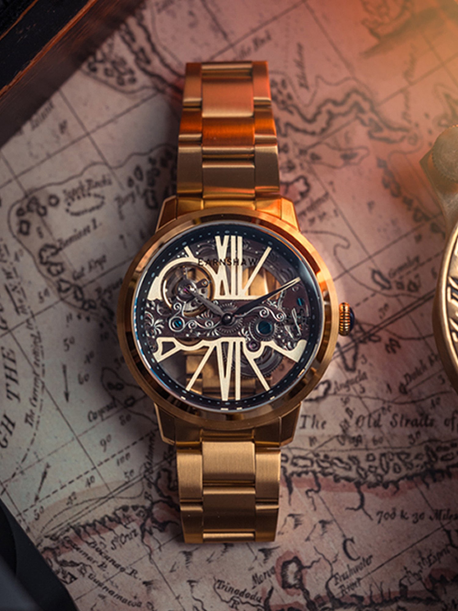 EARNSHAW ES-8287-33 Cornwall Bridge Automatic Analog Watch for Men