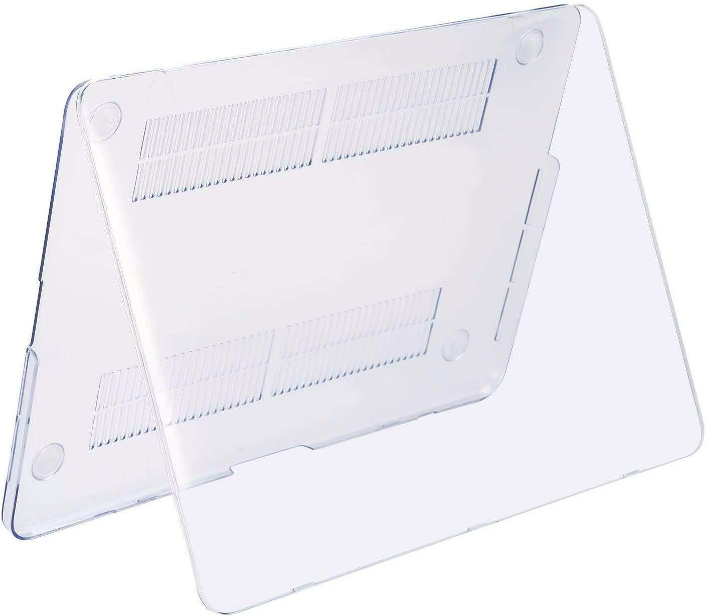 MOSISO Plastic Hard Shell Case & Keyboard Cover & Screen Protector Only Compatible with Older Version MacBook Pro Retina 15 inch (Model: A1398, Release 2015 - end 2012), Crystal Clear