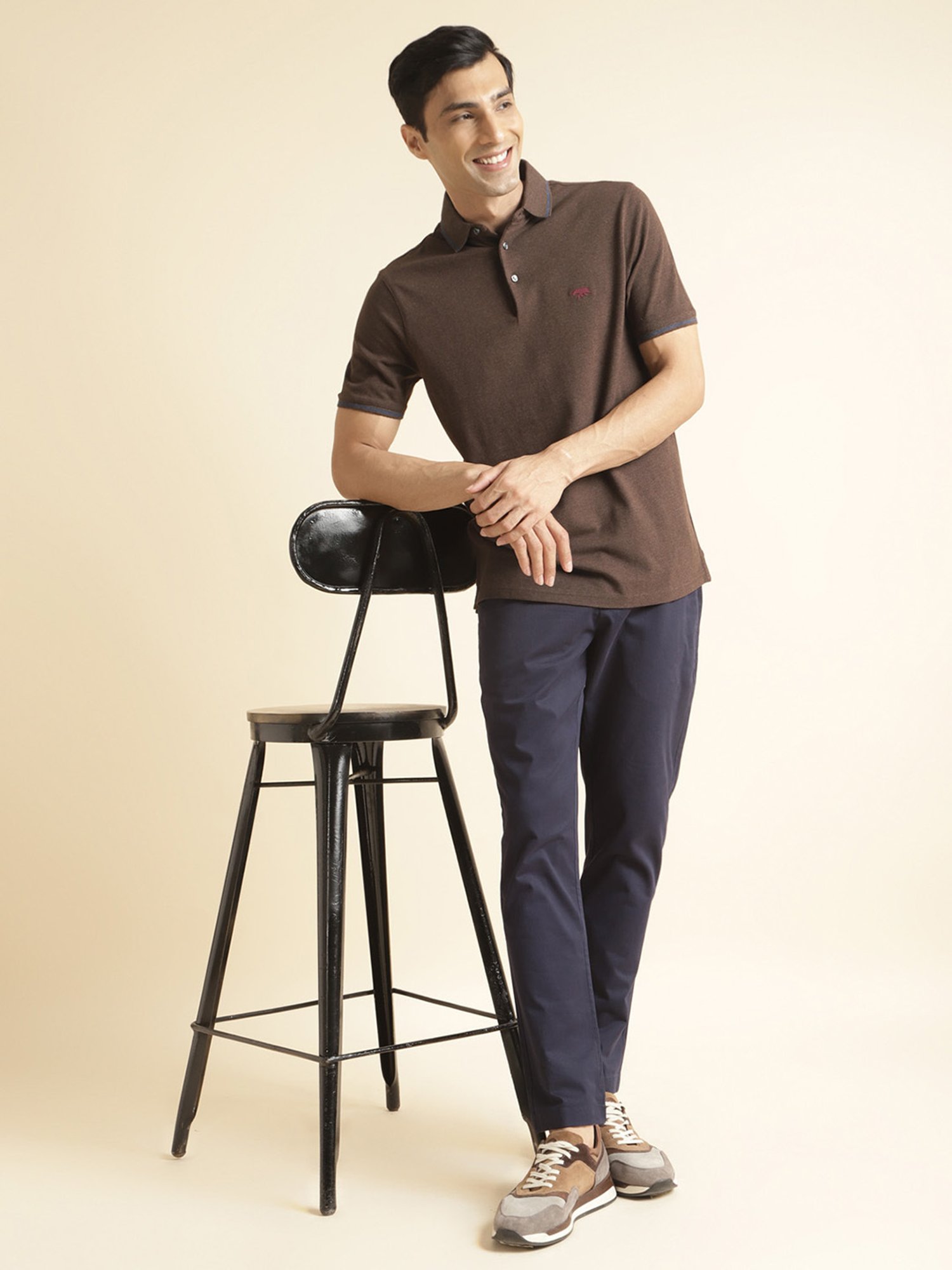 Sweet Dreams Dark Grey Regular Fit Crew T-Shirt