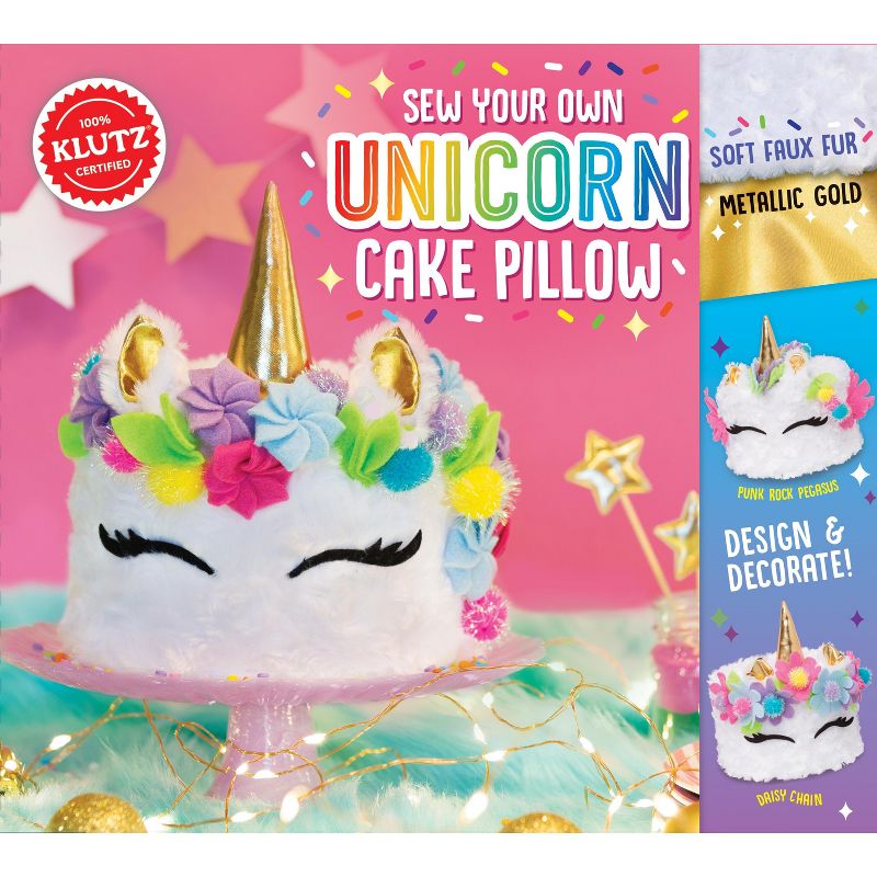 Sew Your Own Unicorn Cake Pillow