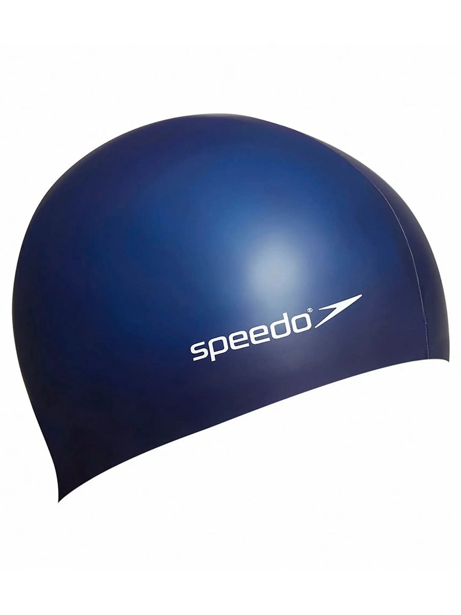 Speedo Unisex Flat Silicone Swim Cap (Navy)