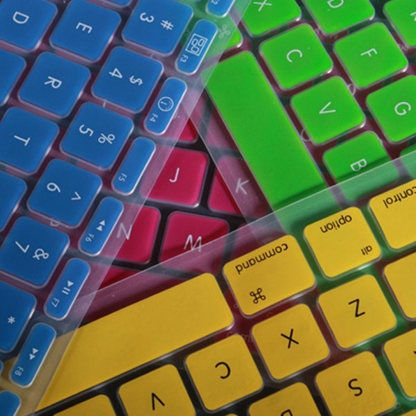 Silicon US Keyboard Skin Protective Film For Macbook Pro 13.3 Inch Green