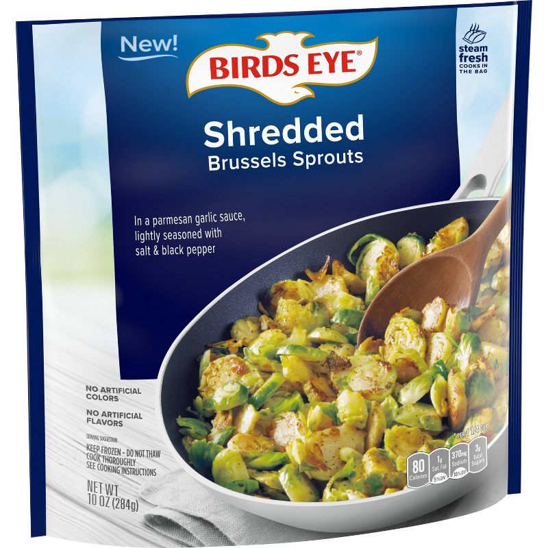 Birds Eye Shredded Frozen Brussel Sprouts in Garlic Sauce -  10oz