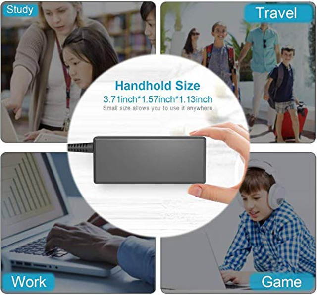 45W UL Listed AC Charger Fit for Lenovo Winbook 100e 300e 500e N24 81AF 81CY 81FY Model Laptop Power Supply Adapter Cord