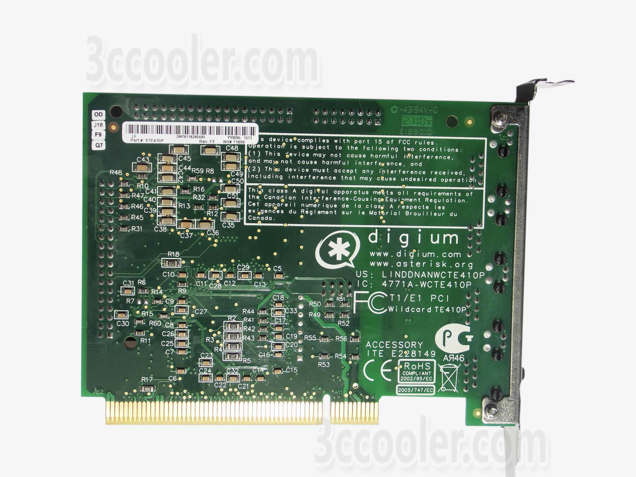 TE210 2 E1/T1/J1 Ports 3.3V PCI voip Asterisk card support Trixbox Elastix hardware EC,TE410,TE405