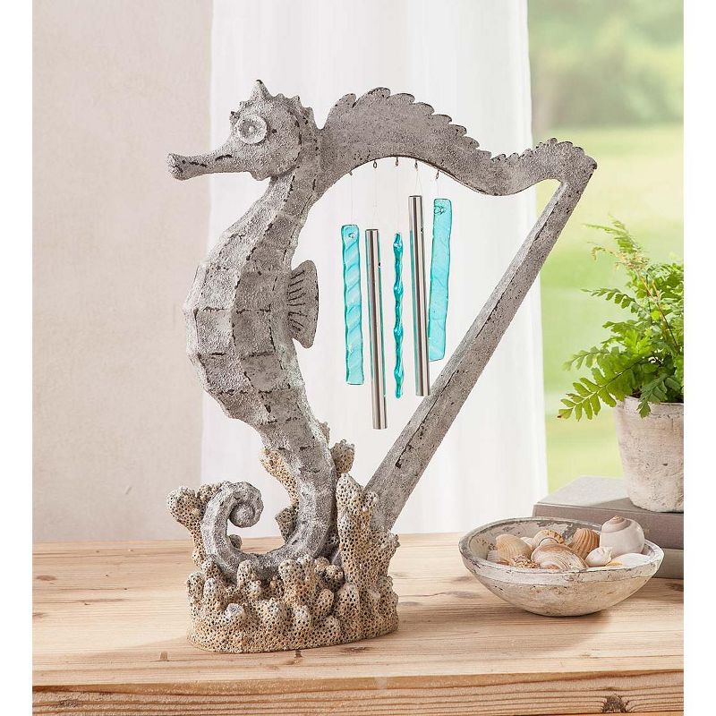 30"H Wood Wind Chime - Olivia & May