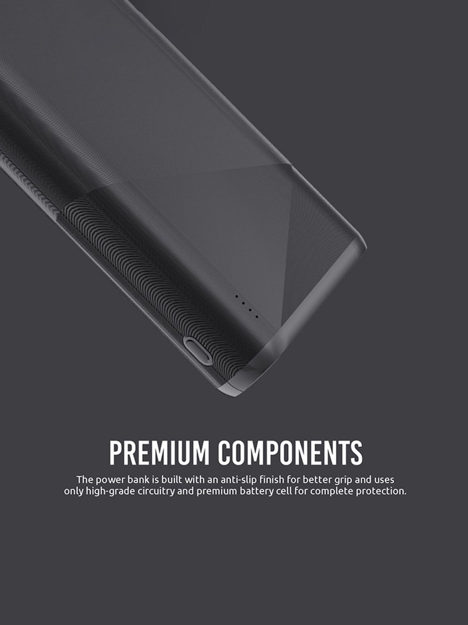 Onelife Power 09, 20000 mAh 22.5 Watt Quick Charge Power Bank (Black)