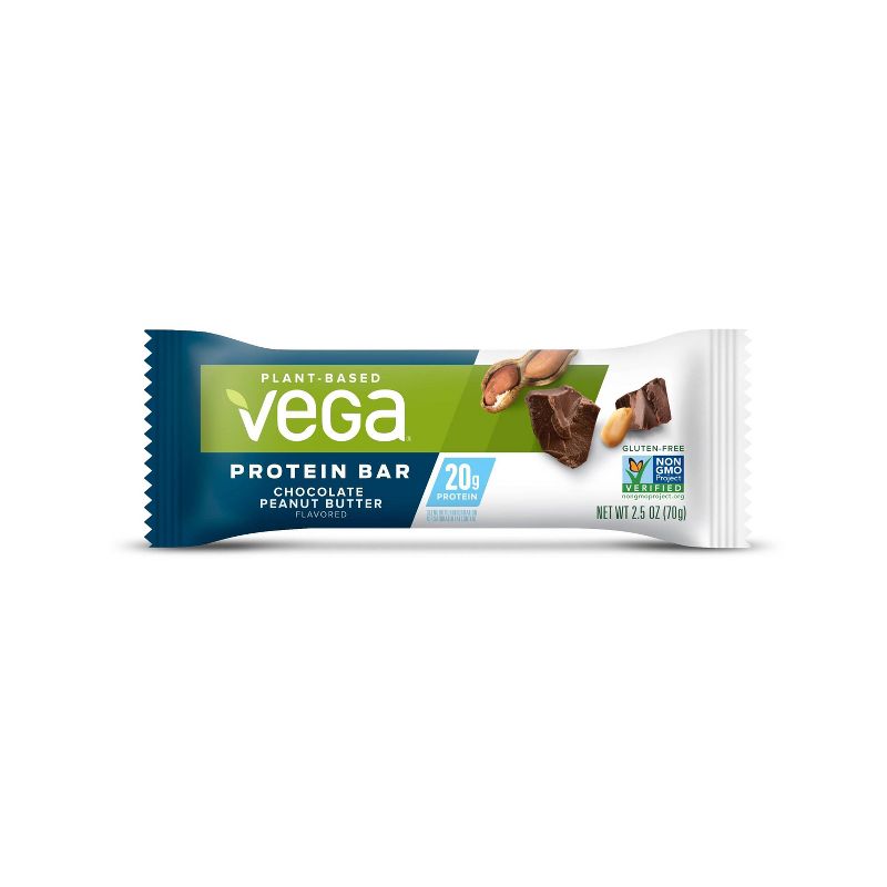 Vega 20g Protein Bars - Chocolate Peanut Butter - 12pk