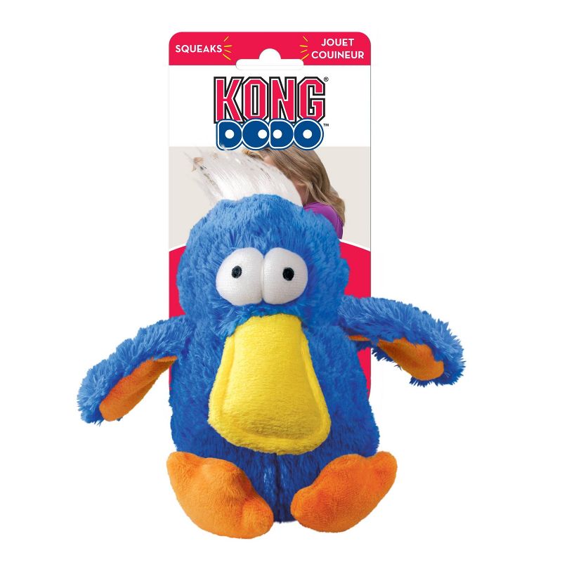 KONG DoDo Bird Dog Toy - Colors May Vary - M