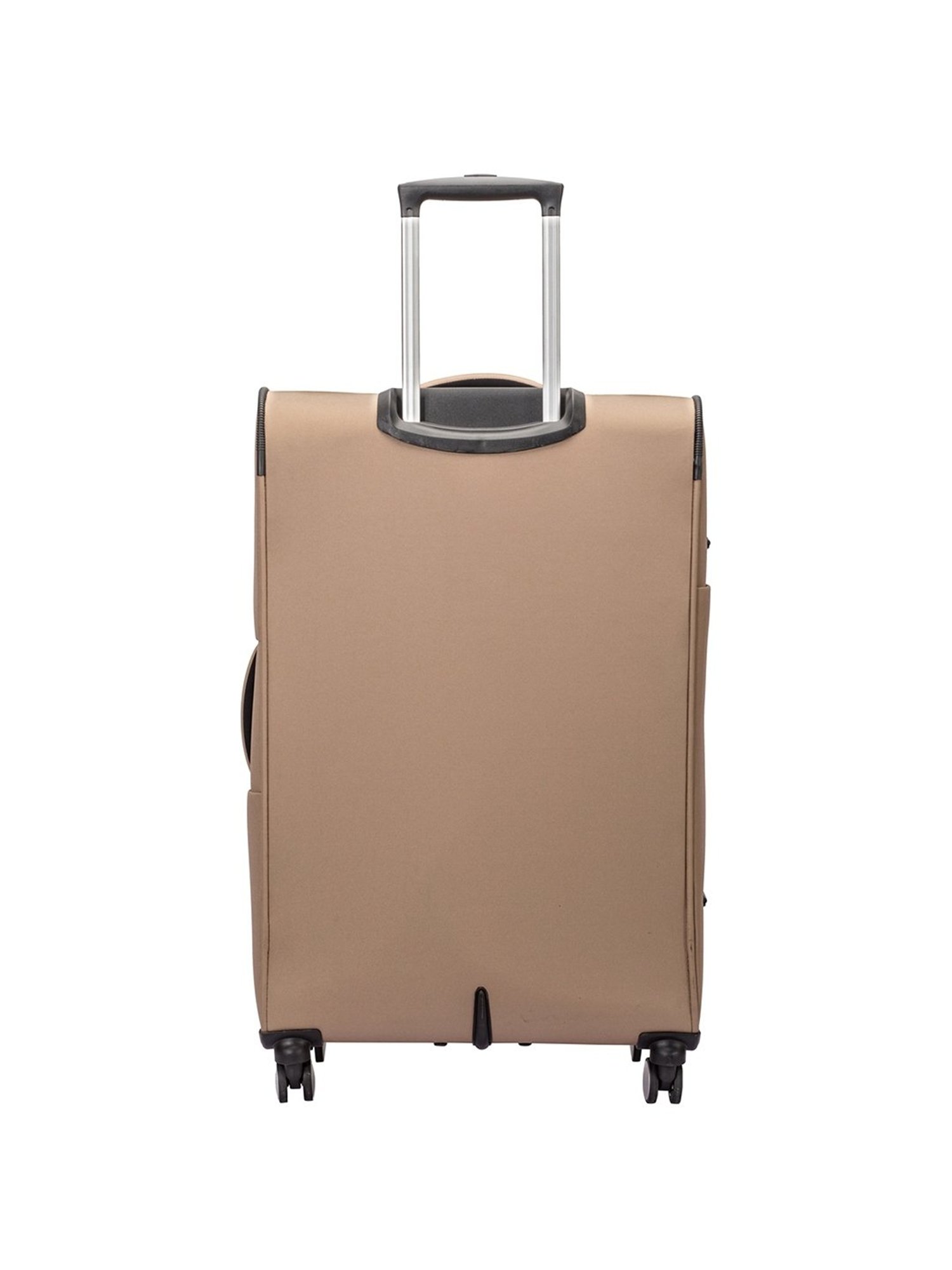 Carriall Beige 4 Wheel Large Soft Cabin Trolley Set of 2 - 79 cm