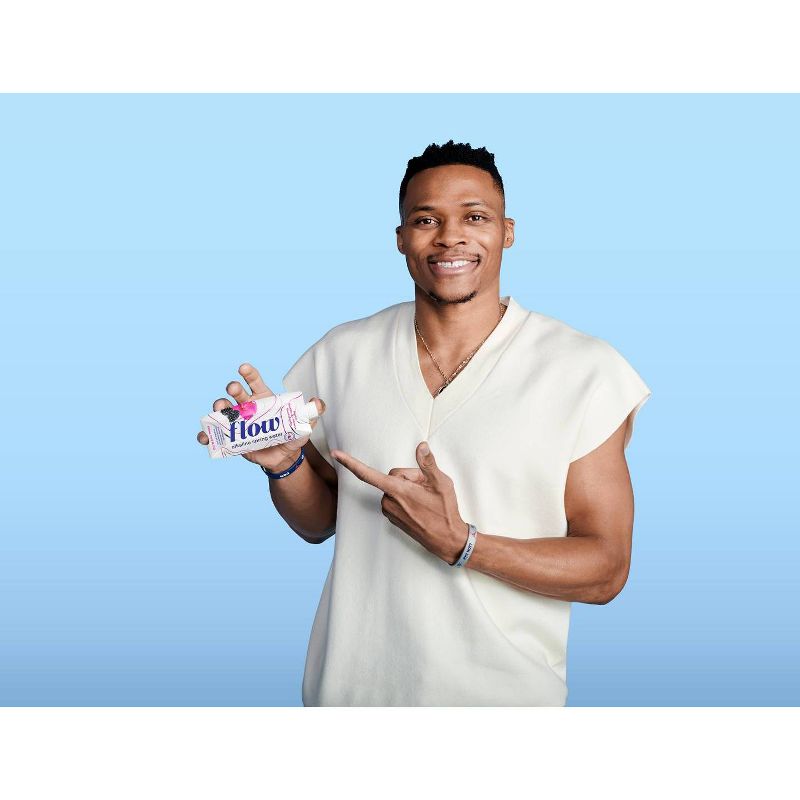 Flow Organic Blackberry & Hibiscus Alkaline Spring Water - 16.9 fl oz Bottle