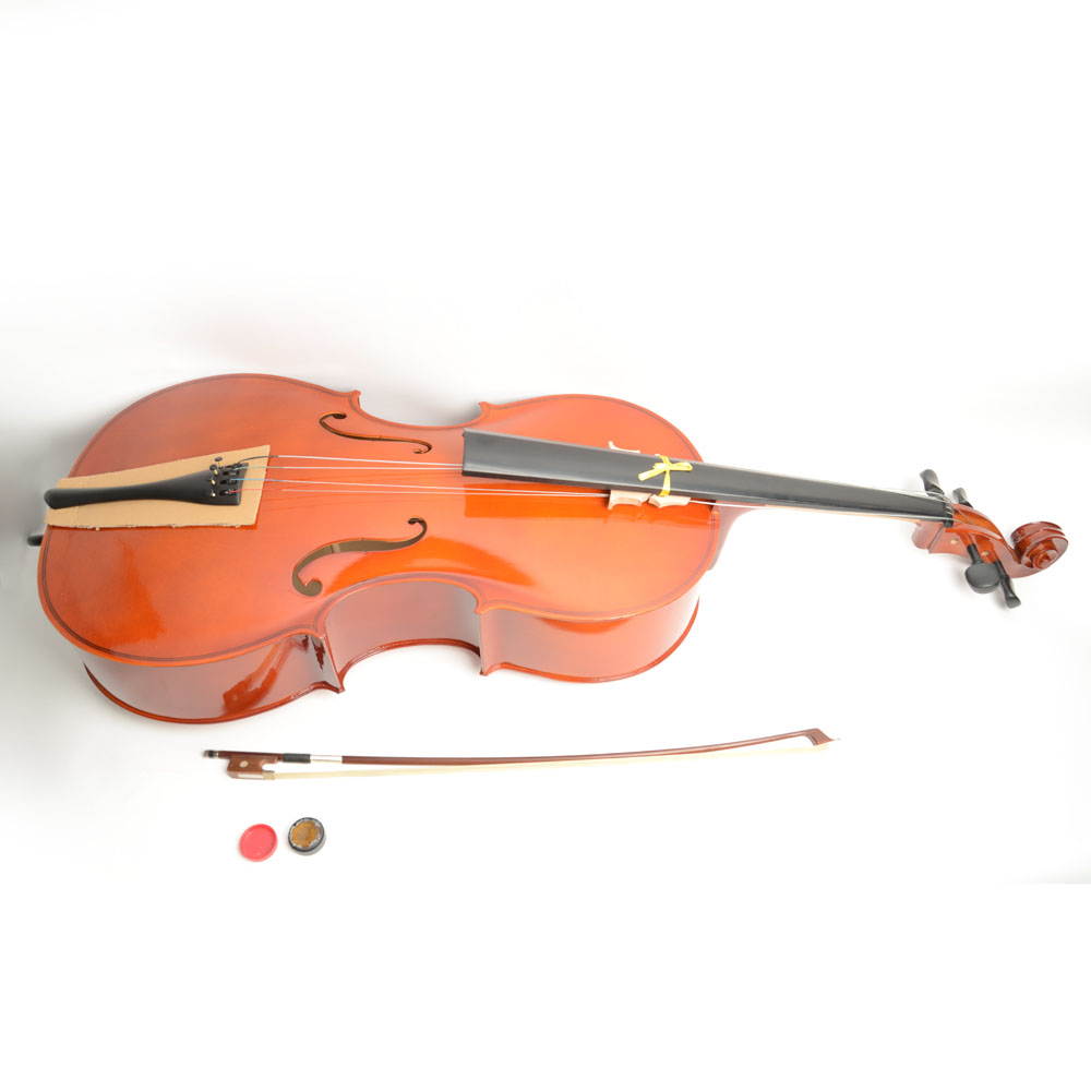 New Retro Color 4/4 Size BassWood Cello +Bag+Bow+Rosin for Beginner