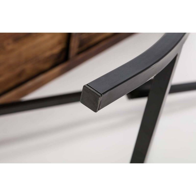 Miriam Cocktail Table Weathered Fir & Black - Boraam