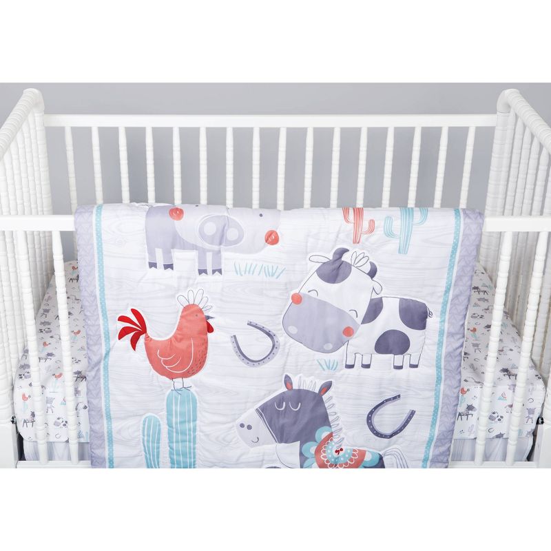 Dr. Seuss Book Club 4 Piece Crib Bedding Set