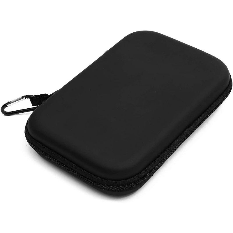 Electronics Travel Case, Waterproof Cable Organizer with Zipper, Portable Accessories Storage Bag for Cord, Charger, Power Bank, Hard Drive, Black