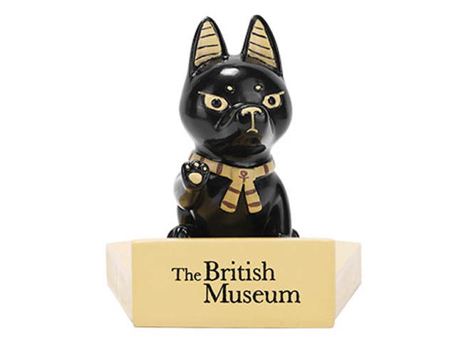 British Museum Anderson cat phone holder desktop animal ornaments cute dog and cat phone holder creative gifts