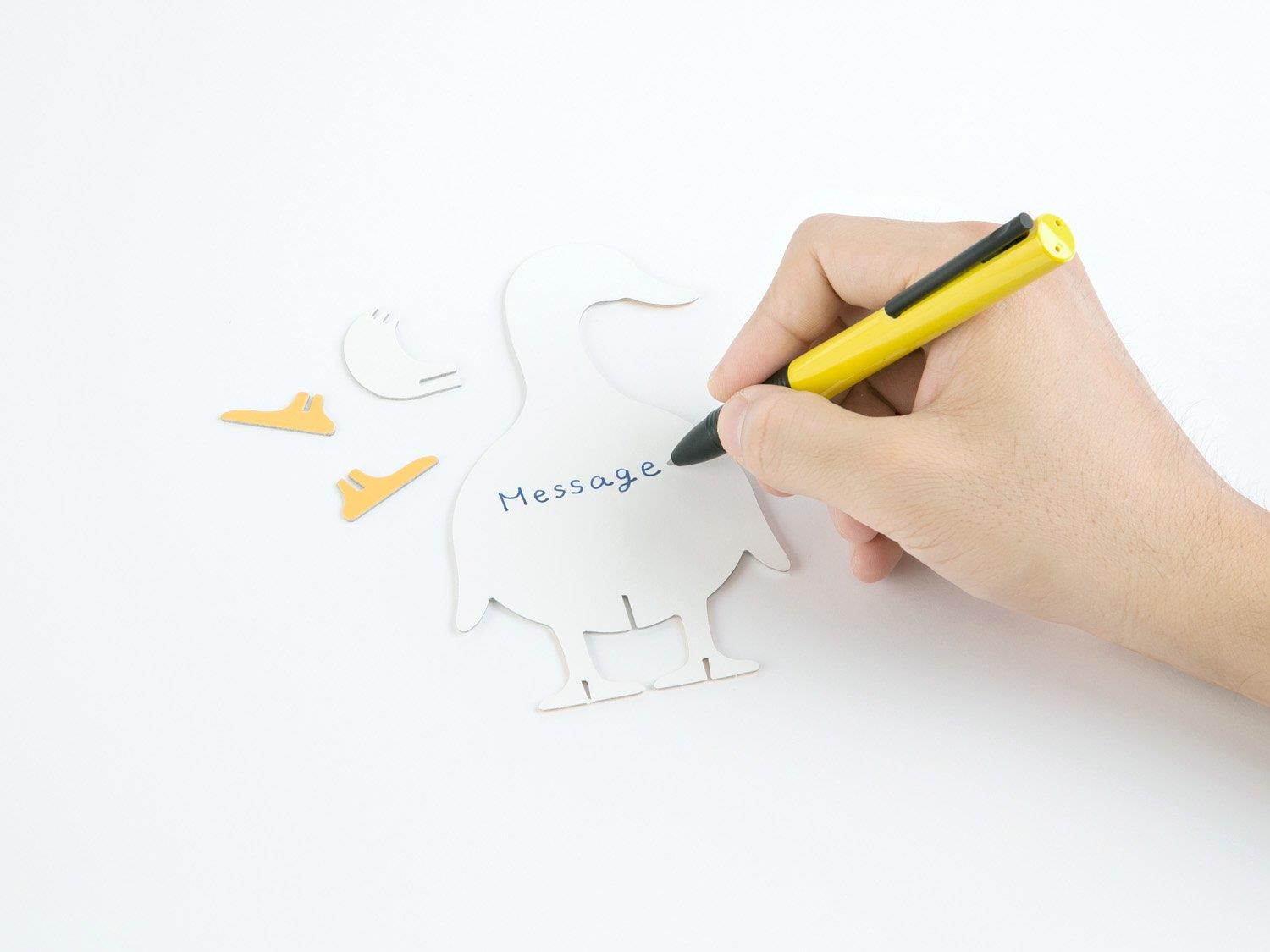 good morning, Standing Message Card, Post Animal/Duck