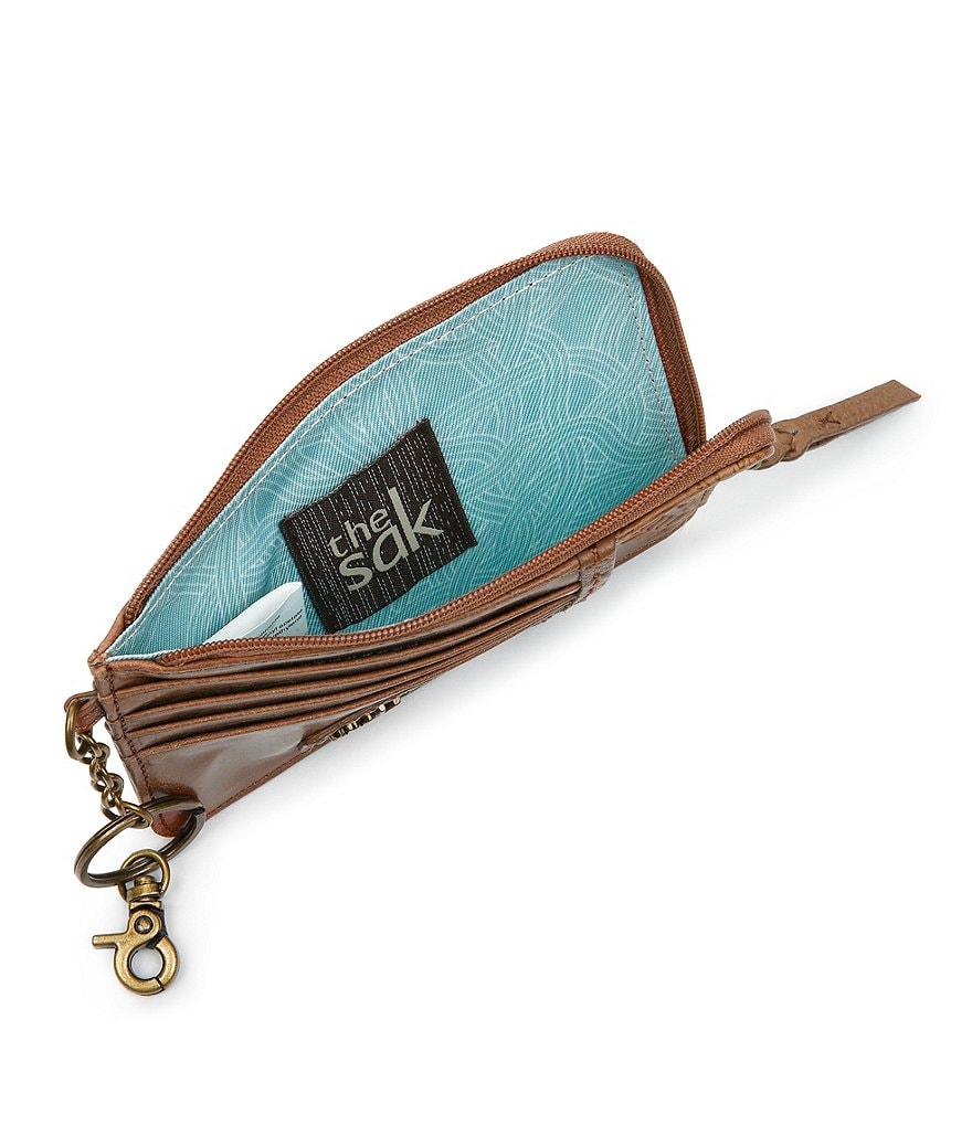 The Sak ID Floral Embossed Card Wallet