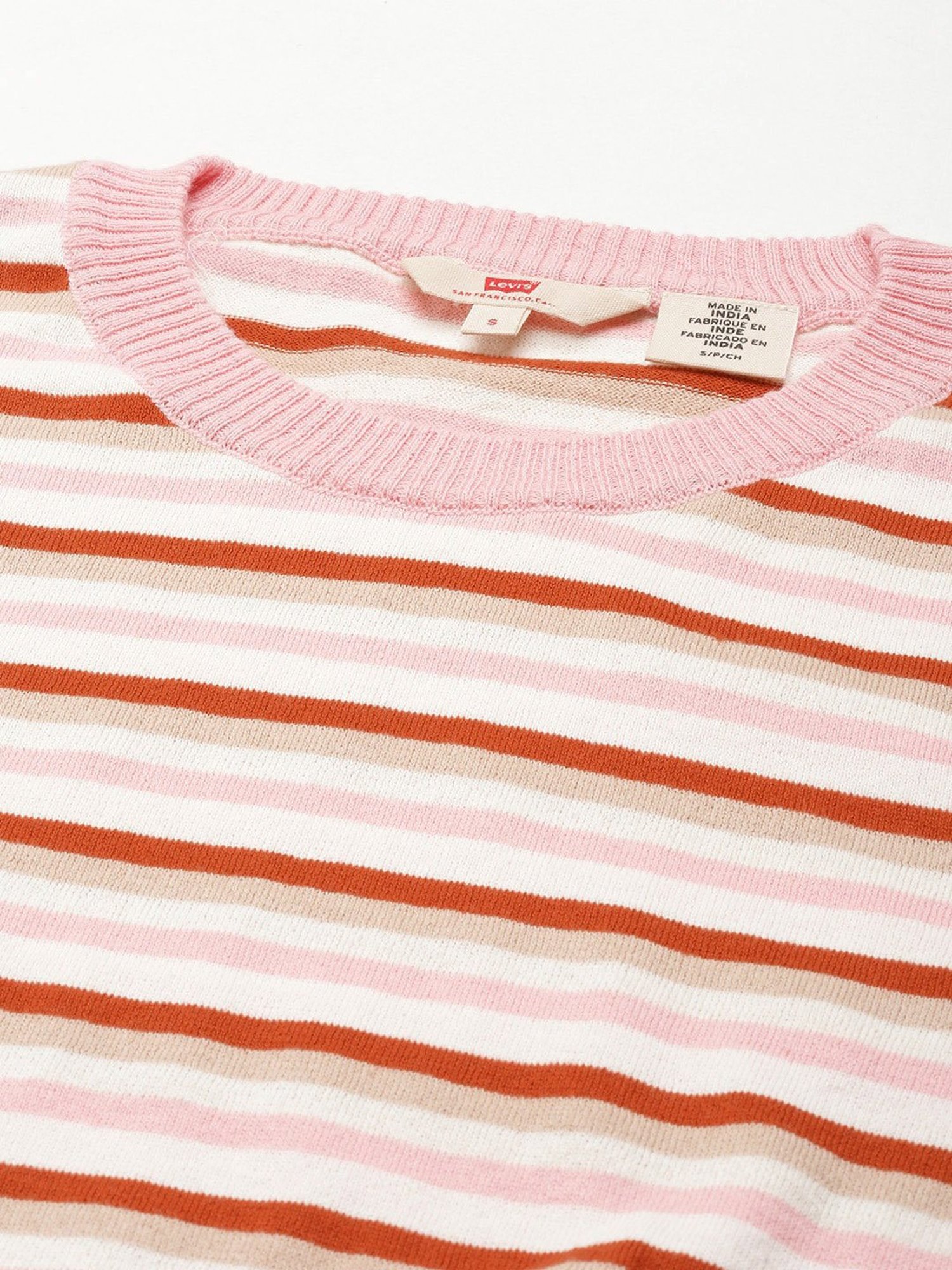 Levi's Pink Striped Top
