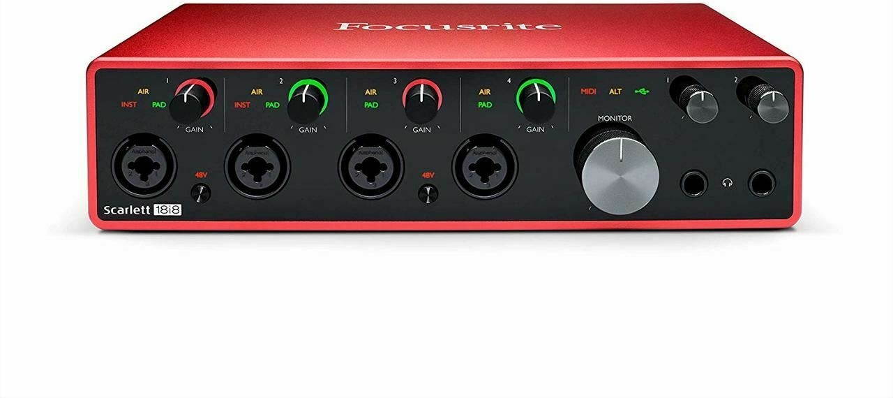 Focusrite Scarlett 18i8 (3rd Gen) USB Audio Interface