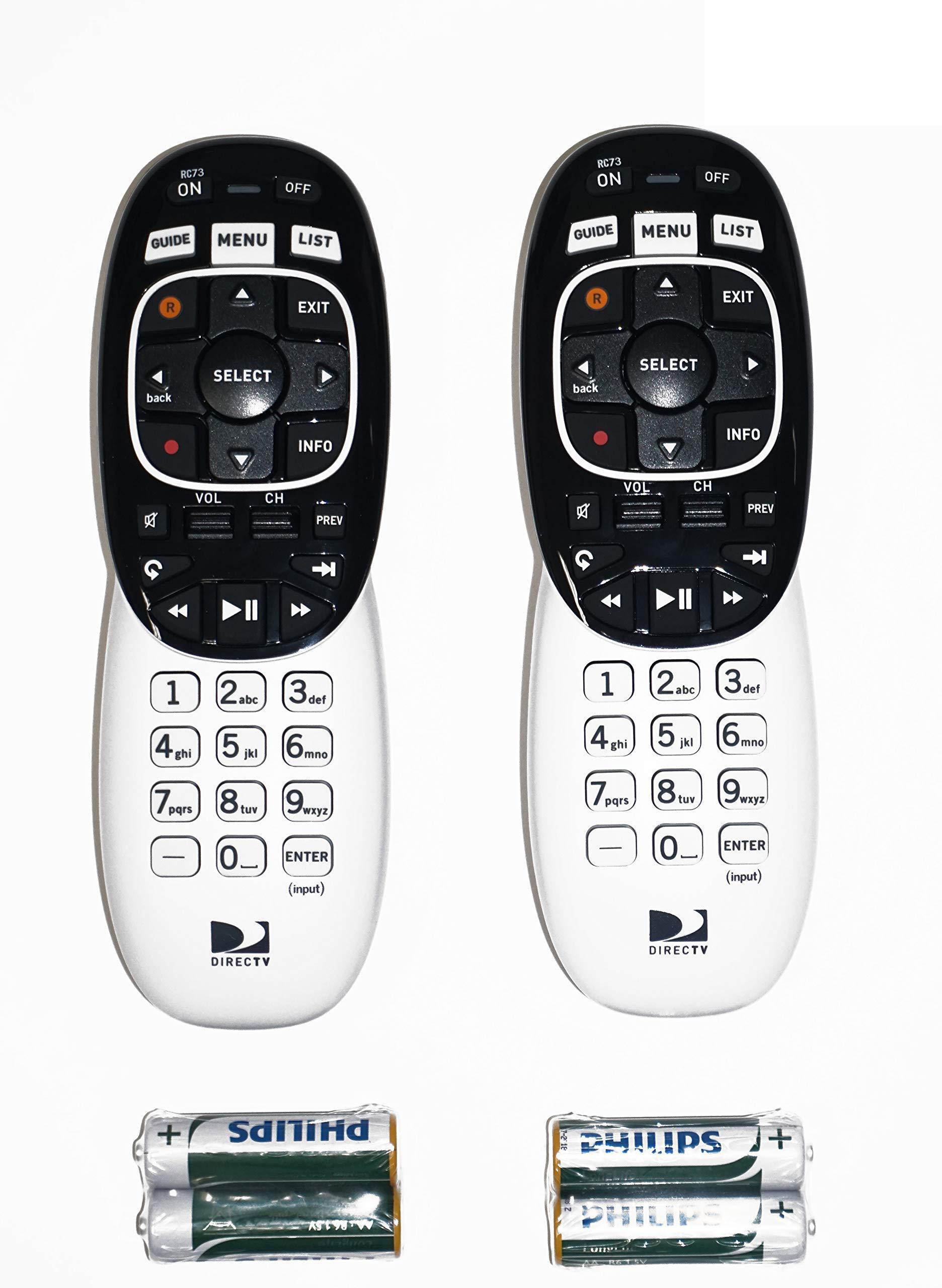 2 Pack - DIRECTV RC73 IR/RF Remote Control