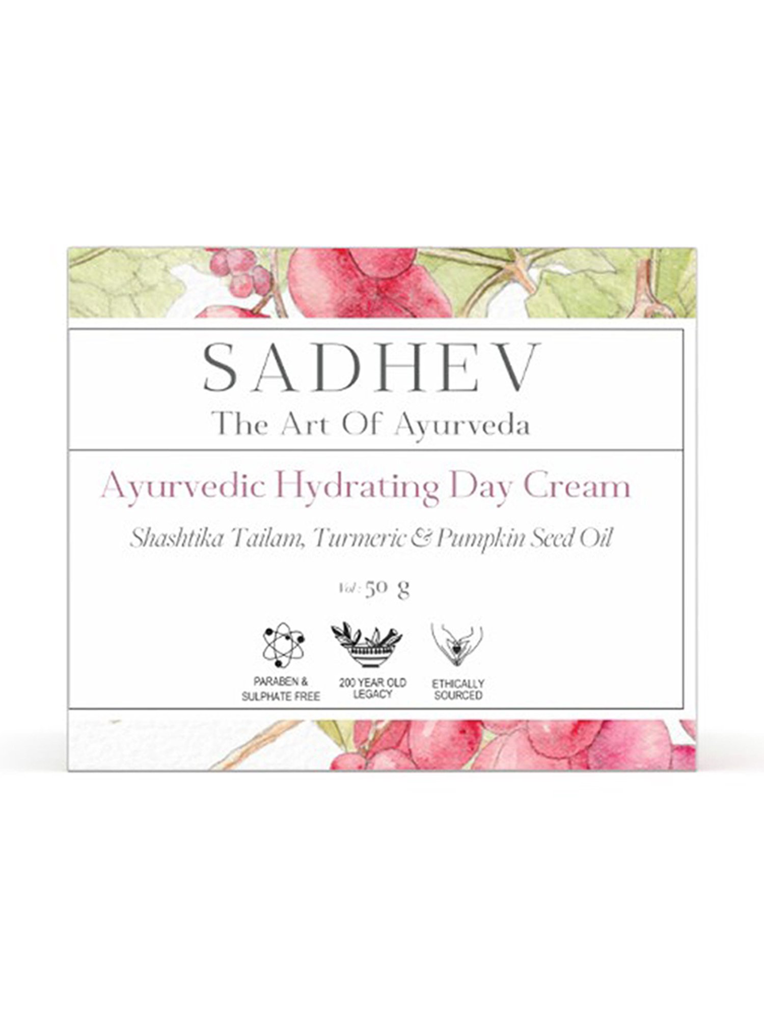 SADHEV The Art Of Ayurveda Ayurvedic Hydrating Day Cream - 50 gm