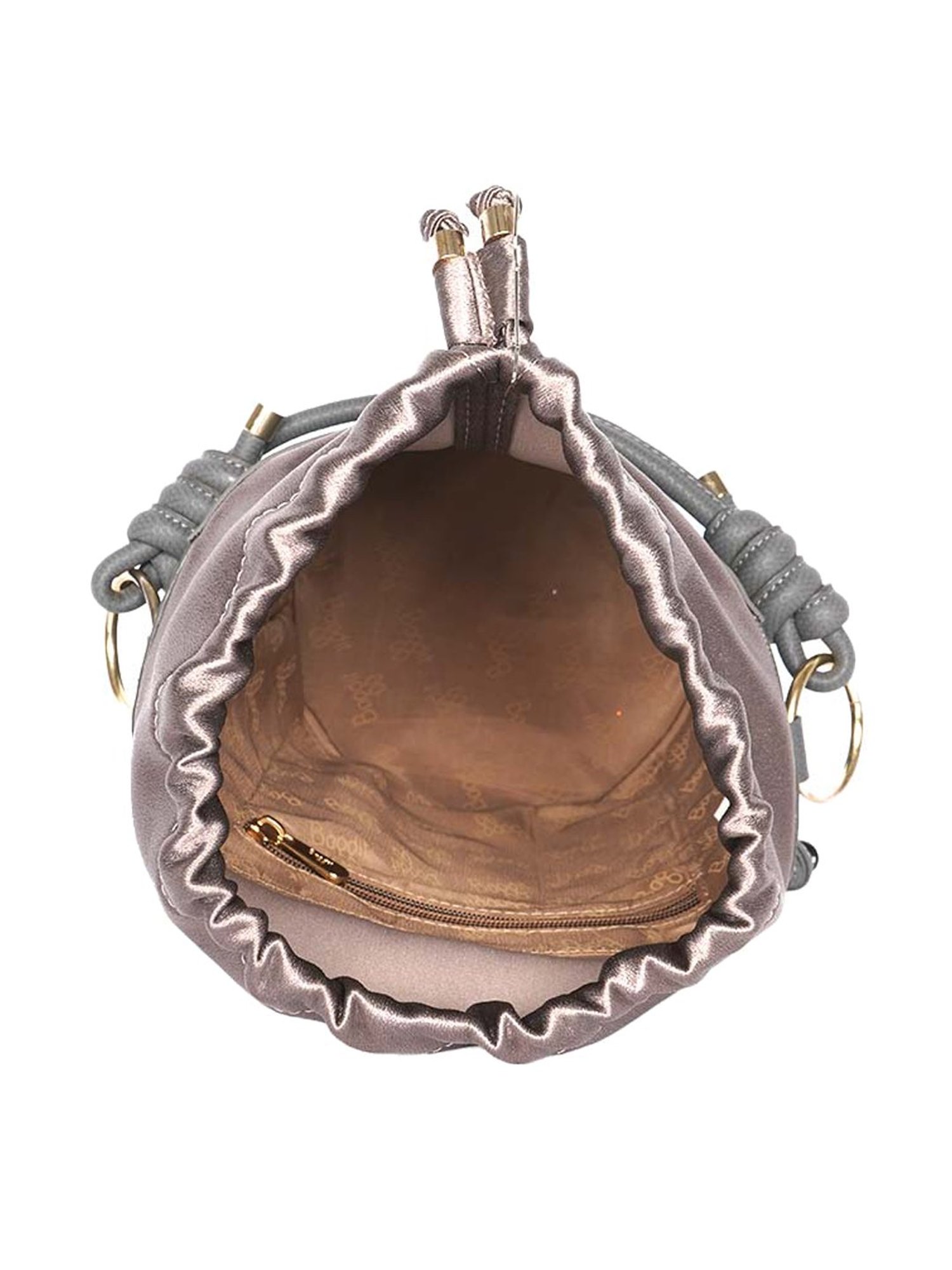 Baggit Grey small Bucket Bag