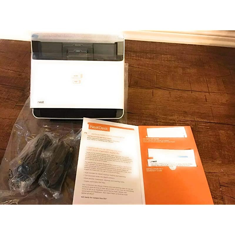 Neatdesk Desktop Scanner Digital Filing System for Pc and Mac