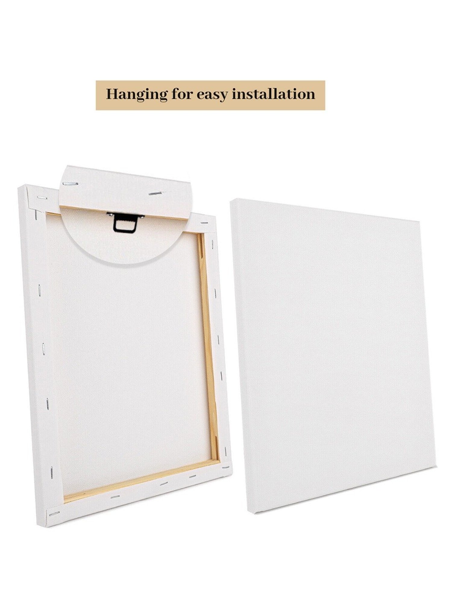 Art Street Blooming Flower Printed Multicolor Cotton Canvas Wall Art - Set Of 2