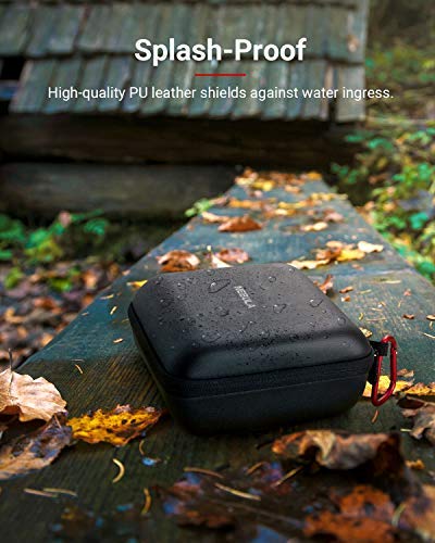 Nebula Capsule II Official Travel Case, by Anker, Polyurethane Leather, Soft Ethylene-Vinyl Acetate Material, Splash-Resistance, Premium Protection Projector Travel Case