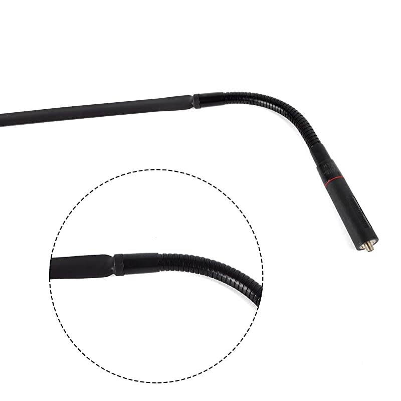 TC79 Goose Tube+Foldable Military Antenna SMAFemale Dual Band 144430MHz 31inch790mm Antenna for BAOFENG UVSeries Two Way Radio for Kenwood TKSeries HYT Linton Series Walkie Talkie