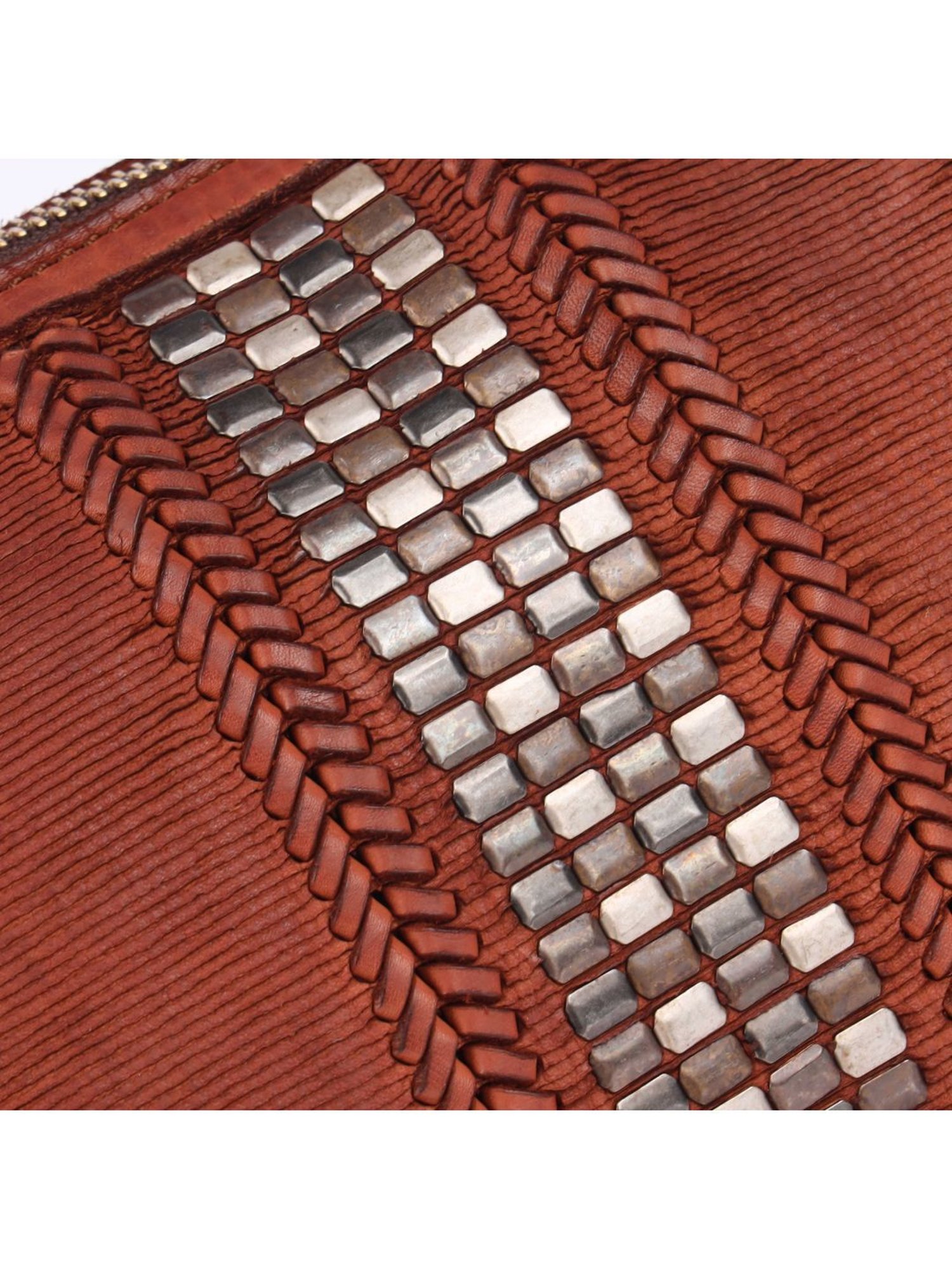 KOMPANERO Estelle Cognac Embellished Medium Sling Handbag