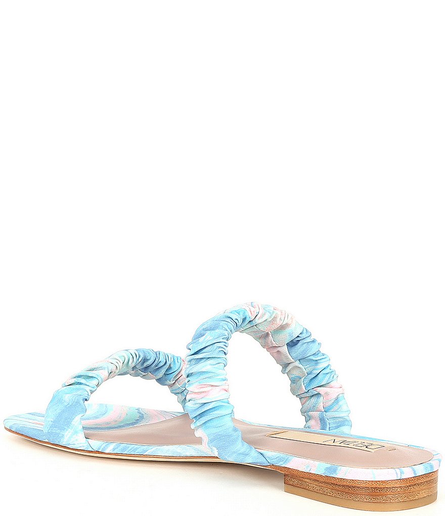 Deltan Cora Printed Two Band Sandals