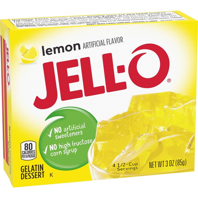 JELL-O Lemon Gelatin - 3oz
