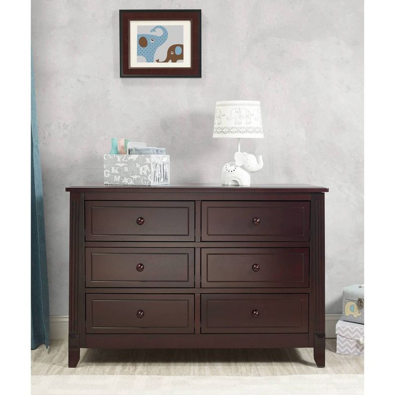 County Line 4 Drawer Chest Rum Walnut - Sauder