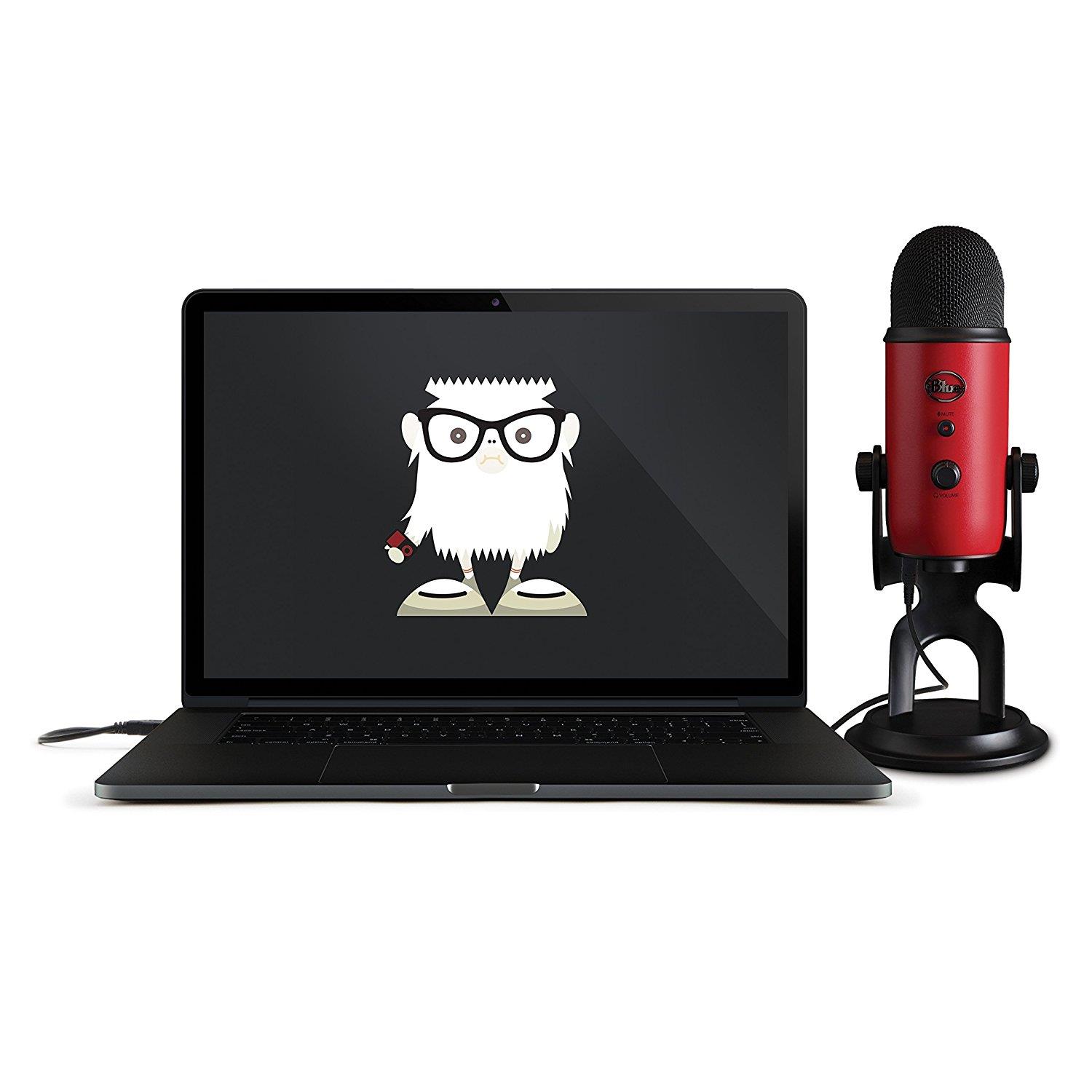 Blue Yeti USB Microphone (Satin Red)