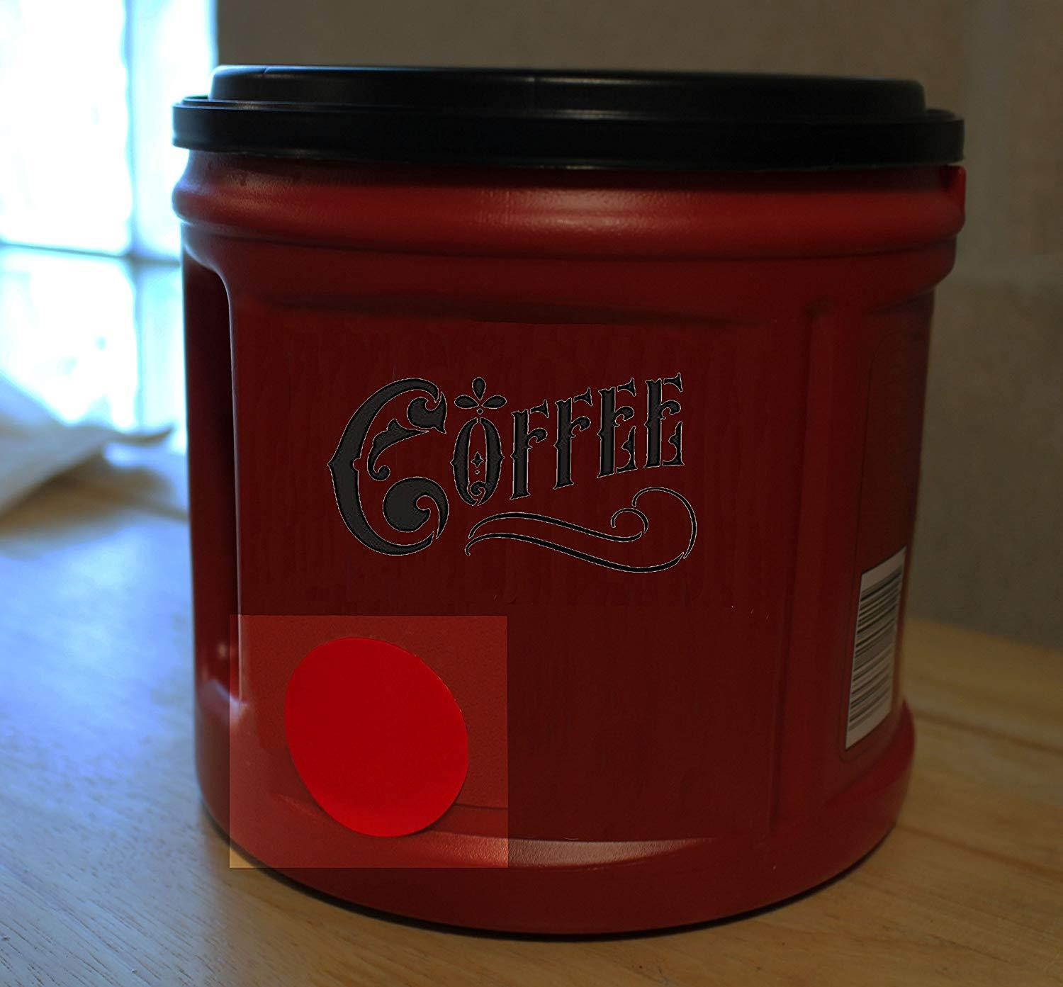 ChromaLabel 1-1/2 inch Color-Code Dot Labels | 500/Dispenser Box (Red)