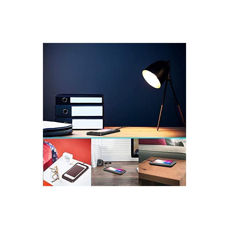 Charger car Charging pad qi 10W Quick Charger Thin car Charger Charging pad Phone Charger 75W5W Charging Station Dock glaxys9 Charger s8 s6s7 note8C3