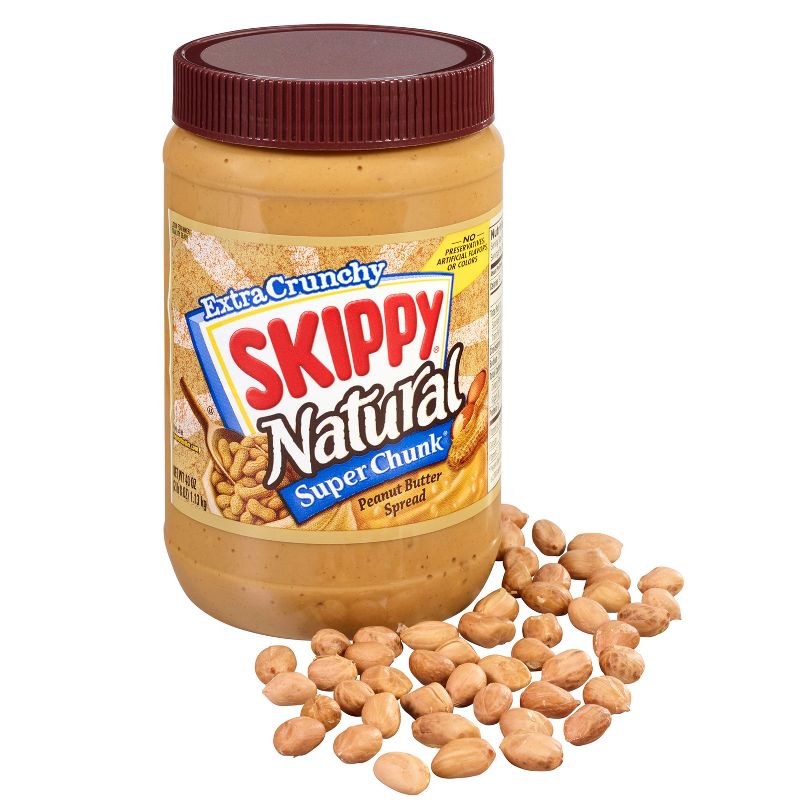 Skippy Natural Chunky Peanut Butter - 40oz