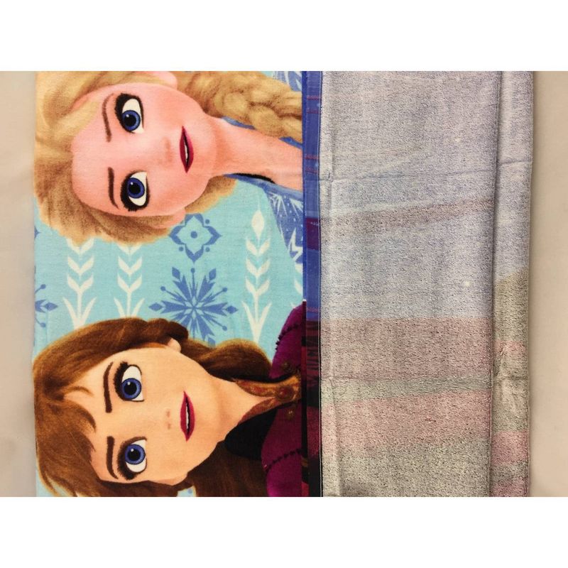 Frozen 2 Diamond Snowflake Beach Towel Blue - Disney