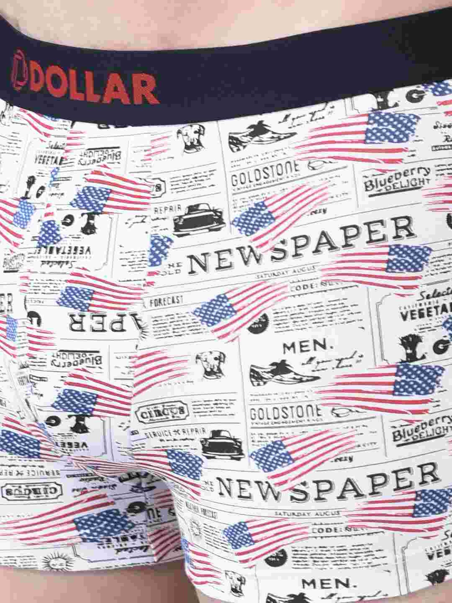 Dollar Bigboss Assorted Cotton Regular Fit Printed Trunks - Pack Of 10