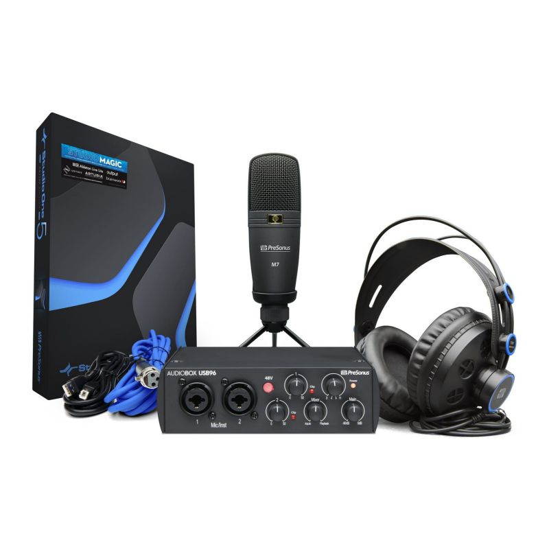 PreSonus AudioBox 96 Studio 25th Anniversary Edition with Scissor Arm Bundle