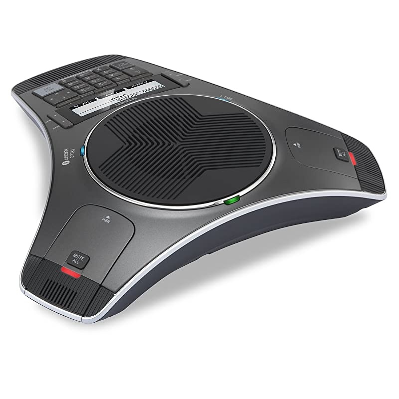 Communications VCS752 ErisStation SIP Conference Phone with Two Wireless Mics