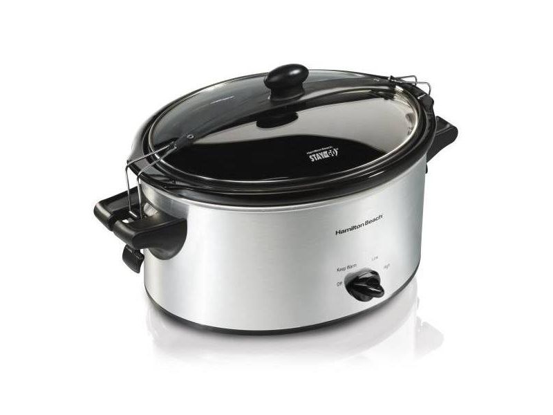 Hamilton Beach Stay or Go 4qt Slow Cooker - Silver