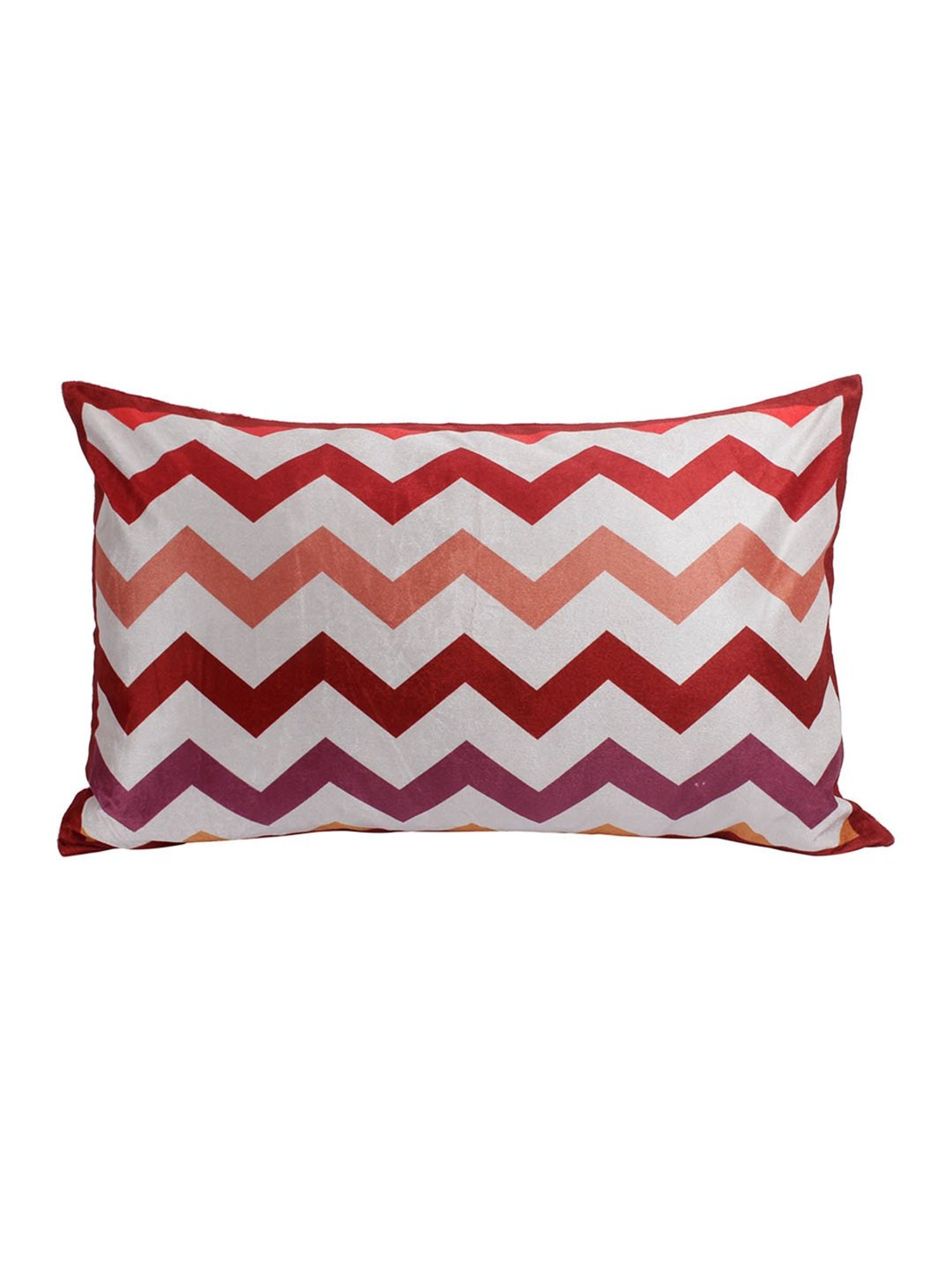 HOSTA HOMES Ultrasonic Abstract Brown 280 TC Polyvelvet Pillow Cover