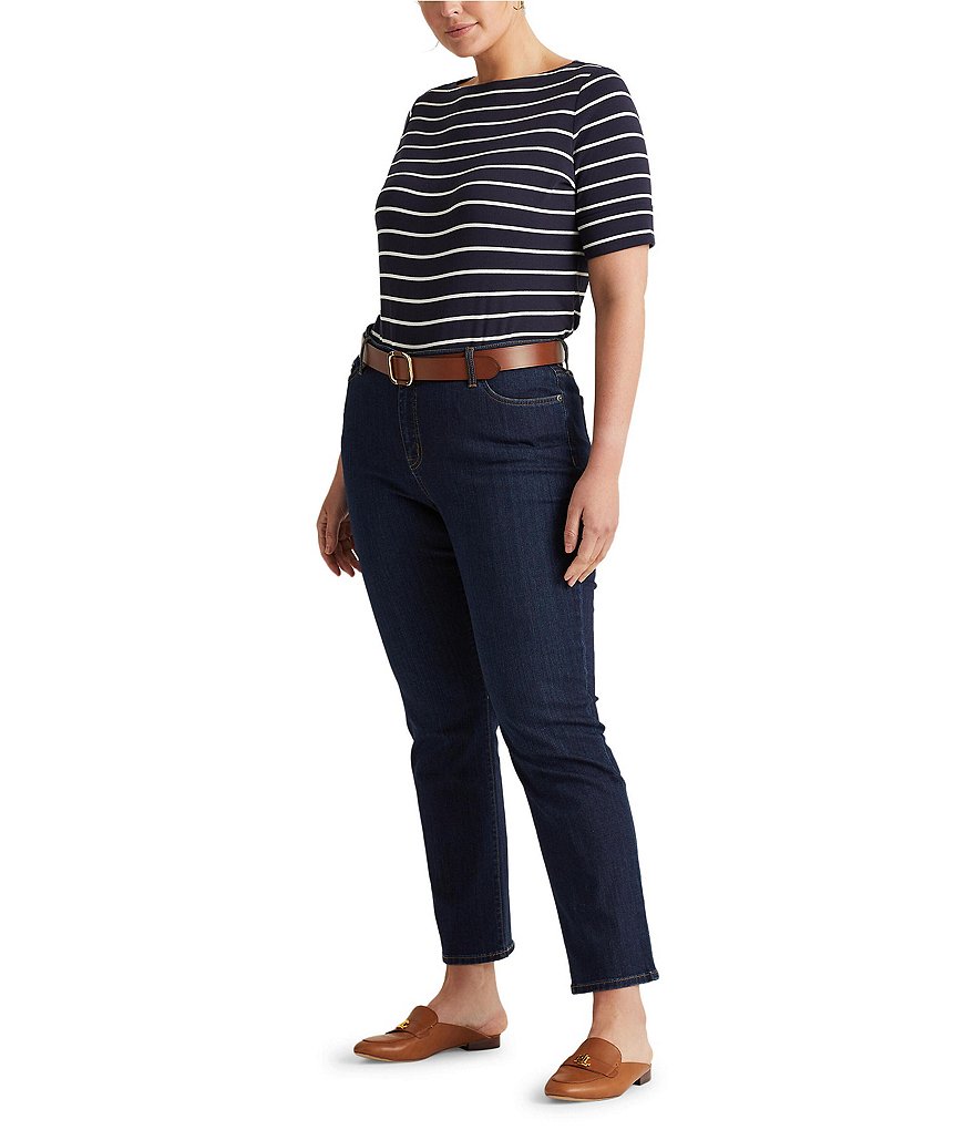Democracy Plus Size Ab-Solution Capri Skimmer Jean