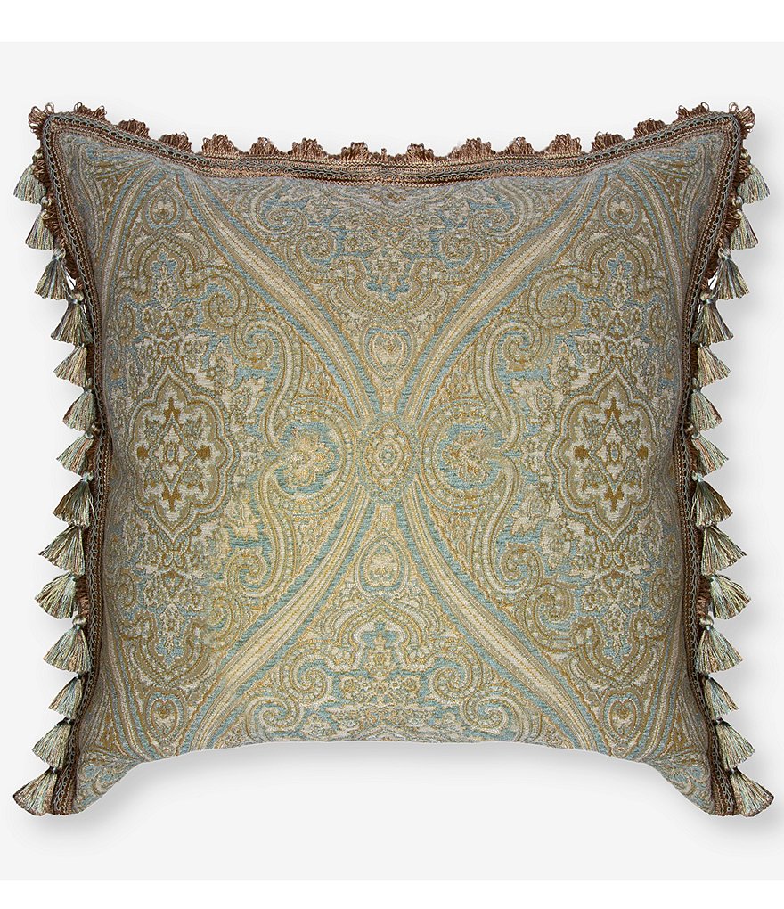 Thread and Weave Newport Chenille & Tassel Euro Sham