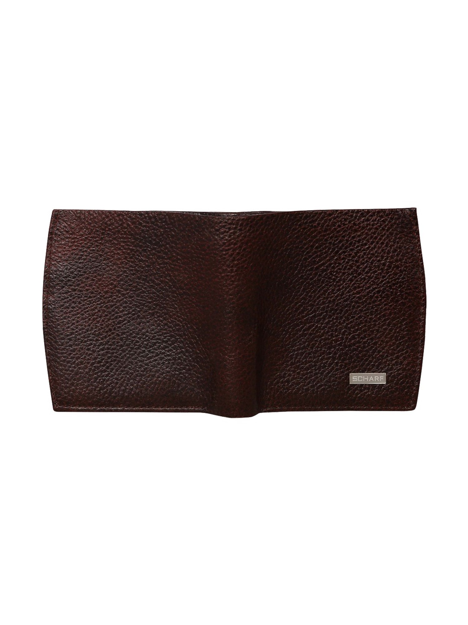 Scharf Brown Leather Set Of Waist Belt And Wallet For Men