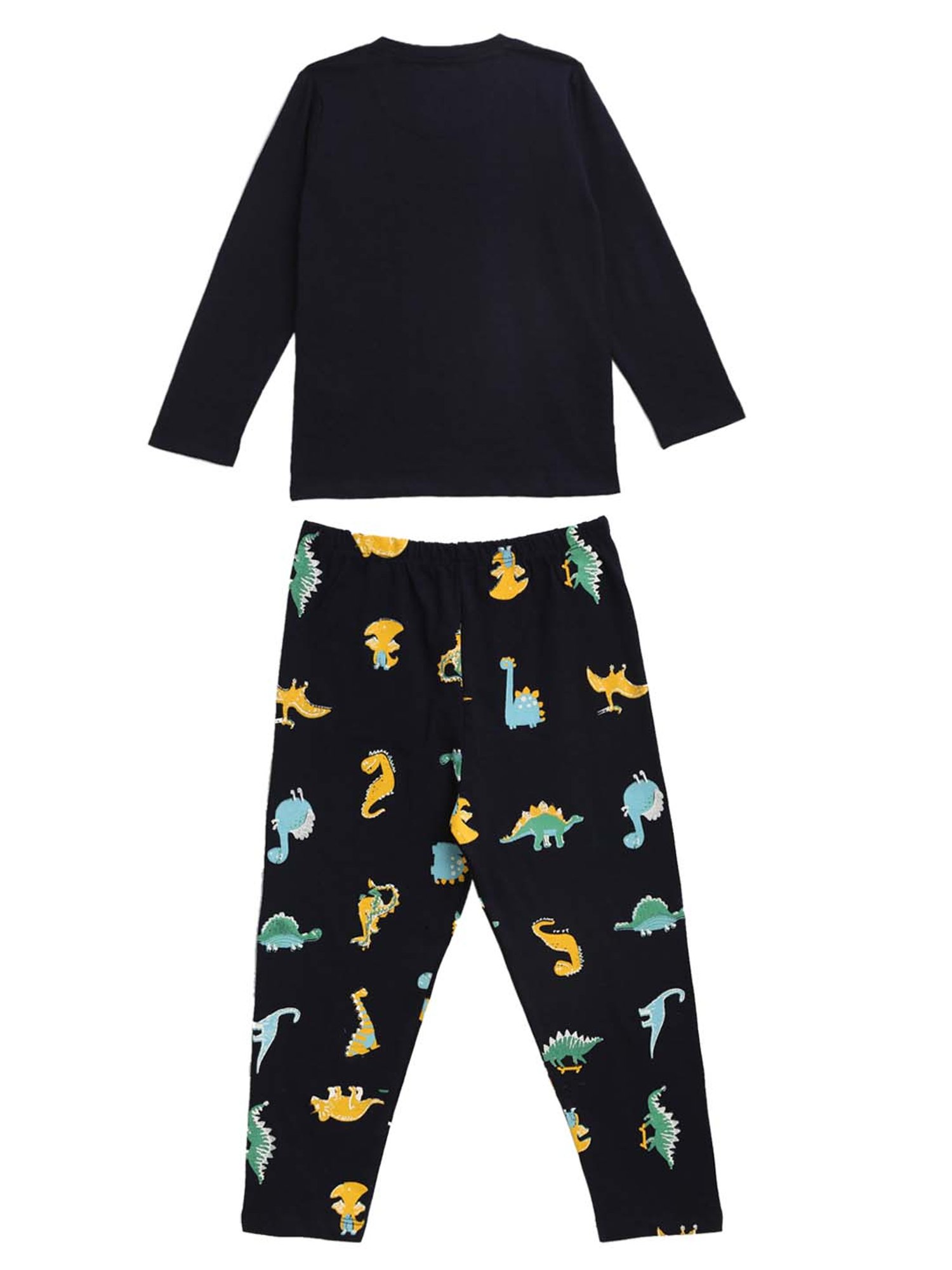 Kids Craft Navy Printed T-Shirt with Pyjamas
