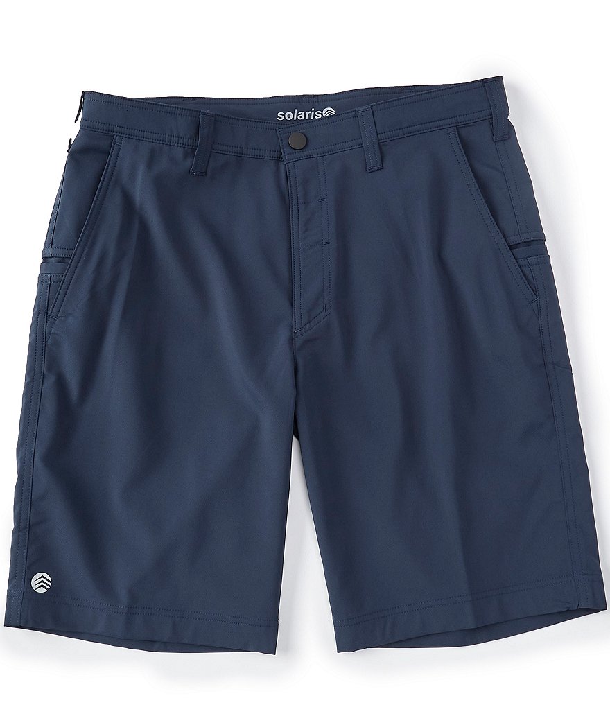Solaris 10#double; Inseam Flat-Front Performance Outdoor Shorts